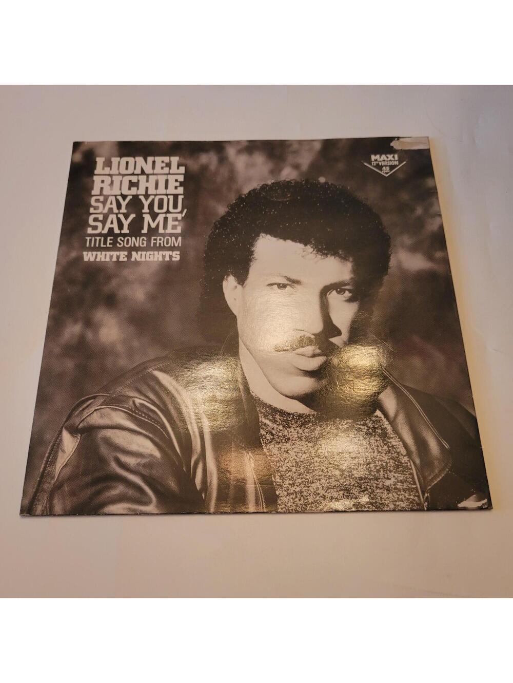 Lionel Richie Lp Say You Say Me Vinyl Record LP VG+